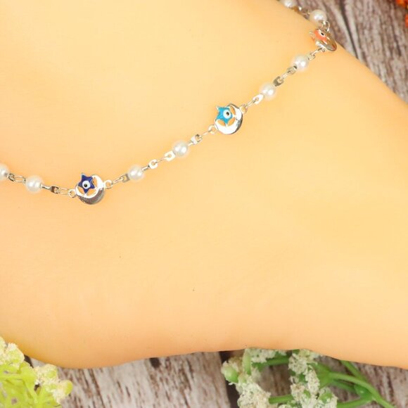"Dainty Anklet for Women – Elegant Everyday Jewelry & Perfect Gift | MLCRC2150 - Picture 1 of 10